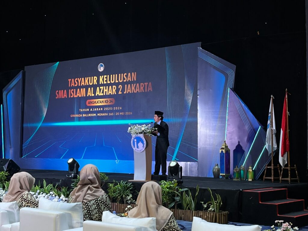 Pembacaan doa oleh murid SMAI 2 Jakarta 