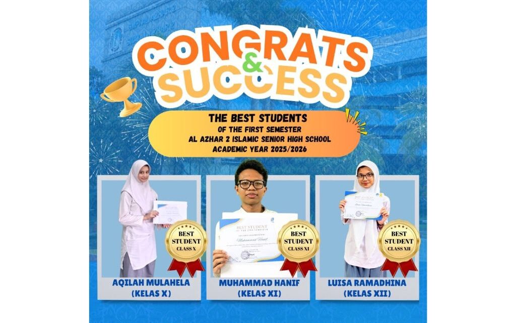 4 Murid Terbaik SMA Islam Al Azhar 2 Jakarta 2025/2026