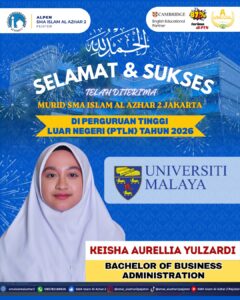 Keisha Aurellia YulzardiProgram Studi: Bachelor of Business Administration