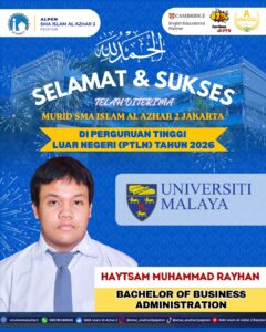 Haytsam M. RayhanProgram Studi: Bachelor of Business Administration