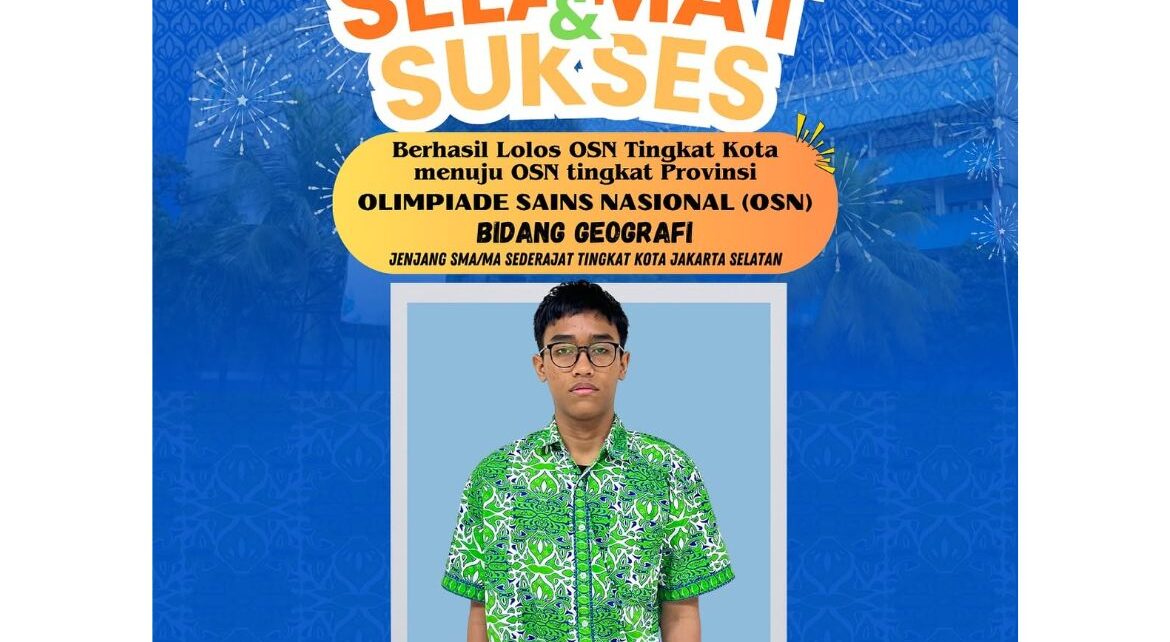 Murid SMA Islam Al Azhar 2 Lolos OSN Geografi